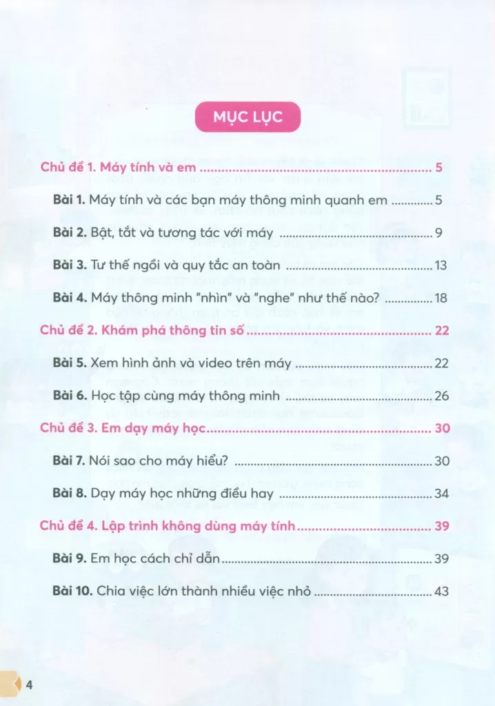 KHÁM PHÁ TIN HỌC LỚP 1